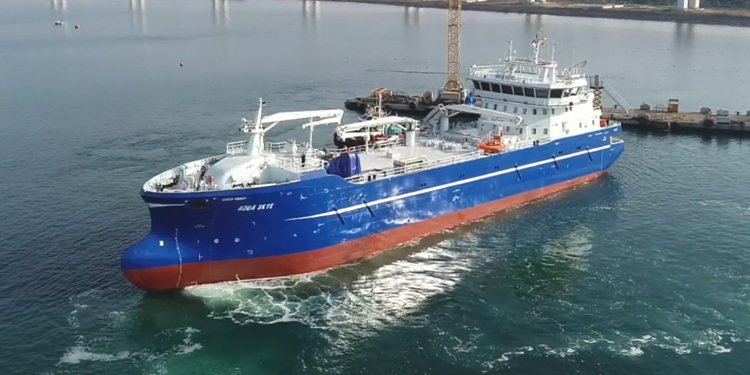 SEFİNE TERSANESİ, AQUA SKYE GEMİSİNİ NORVEÇ’E UĞURLADI