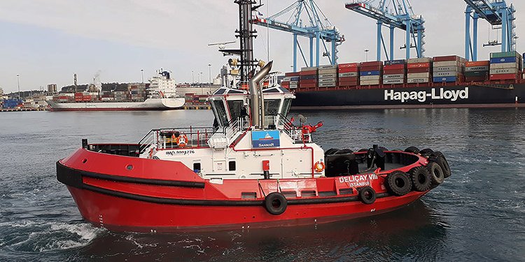 The tugboat of Sanmar, Delicay VIII is in the Nemrut Gulf
