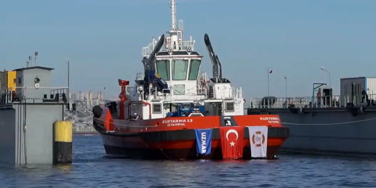 UZMAR DELIVERED THE TUGBOAT, RESCUE 13, TO THE TURKISH COASTAL POLICE