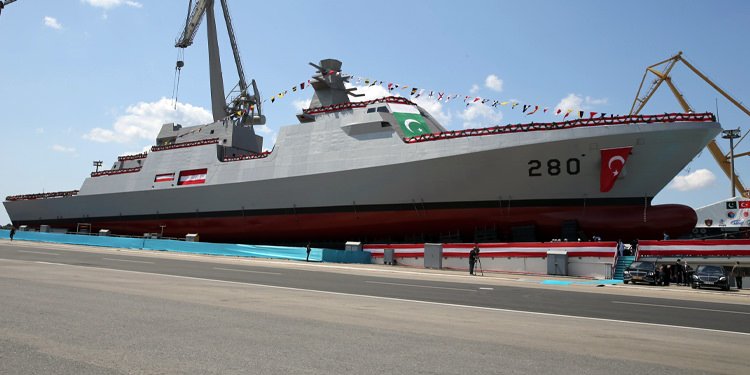 THE FIRST VESSEL IN PAKISTAN MİLGEM PROJECT WAS LAUNCHED
