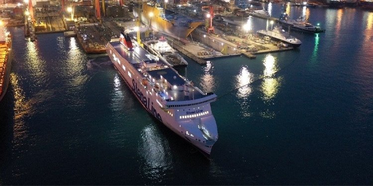 SEDEF TERSANESİ, STENA BALTICA’YI TESLİM ETTİ