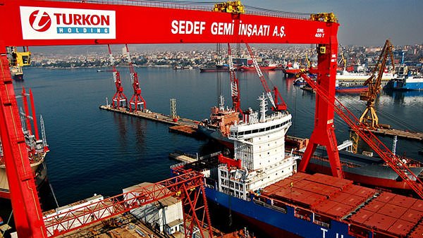 SEDEF TERSANESİ 12 YIL SONRA İLK YERLİ KONTEYNER GEMİSİNİ İNŞA EDECEK