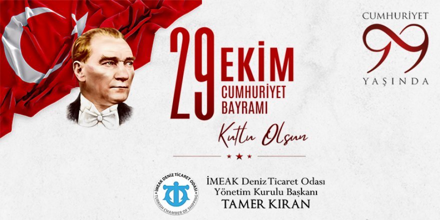 TAMER KIRAN’DAN CUMHURİYET BAYRAMI MESAJI