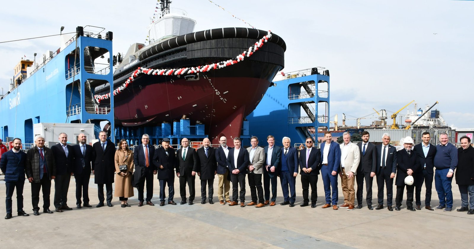 SANMAR ORGANIZES AN EVENT TO NAME THE GIANT PROJECT, LNG CANADA TUGBOATS
