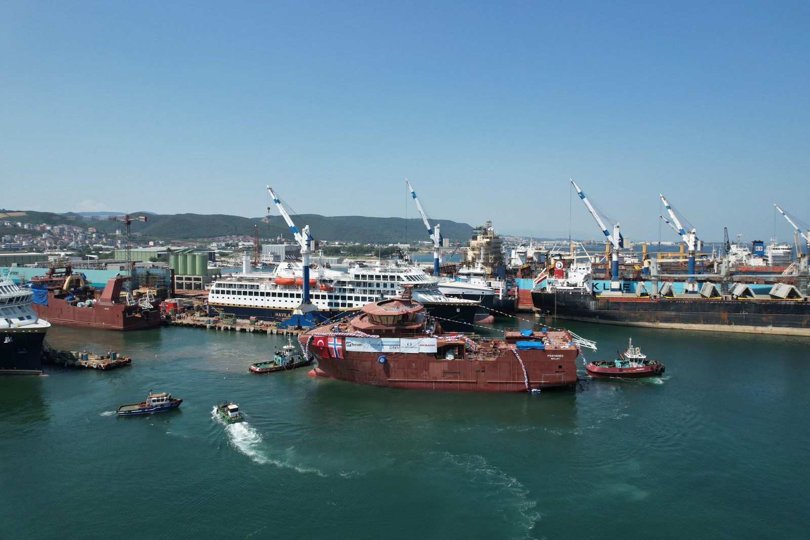 TERSAN, NORVEÇ’Lİ ERVIK HAVFISKE İÇİN İNŞA ETTİĞİ 8. GEMİYİ DENİZE İNDİRDİ