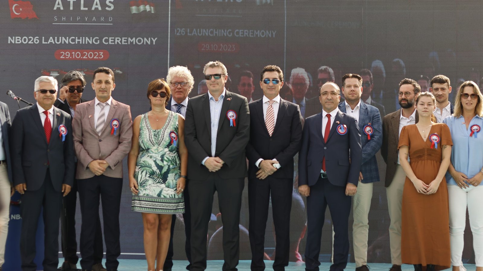 ATLAS SHIPYARD LAUNCHES LONGERA CARGO VESSEL WITH A CEREMONY
