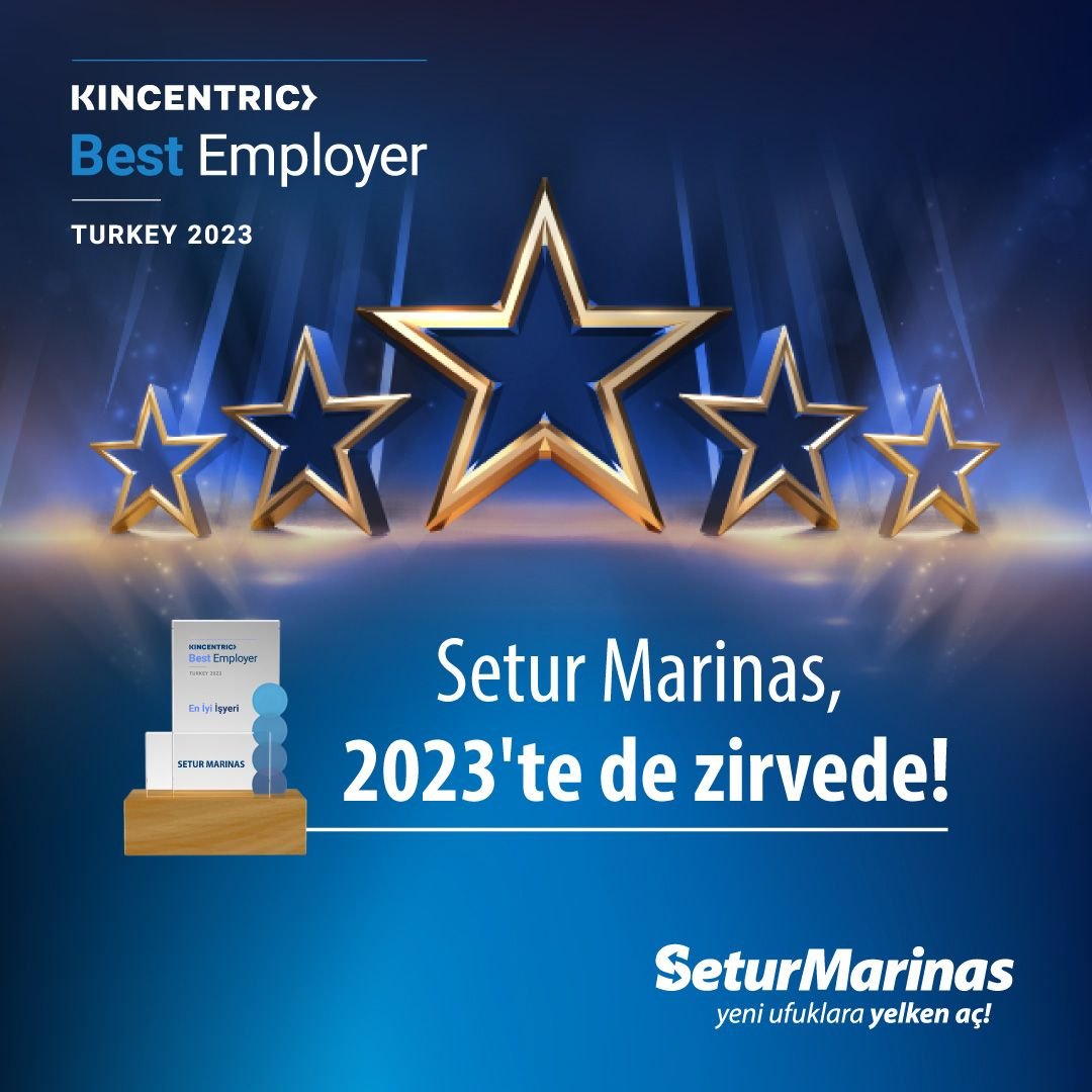 SETUR MARINAS, TÜRKİYE’NİN EN İYİ İŞ YERİ SEÇİLDİ