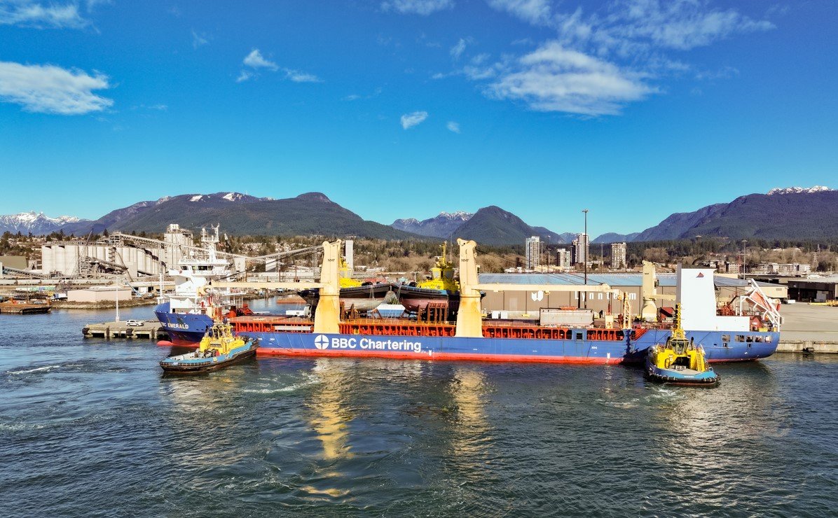 Sanmar’ın ElectRA römorkörleri Vancouver Limanı’nda