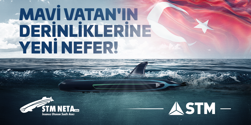 Mavi Vatan’ın derinliklerine insansız nefer: STM NETA