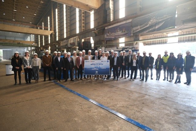 Tersan Tersanesi, feribotların sac kesimini yaptı