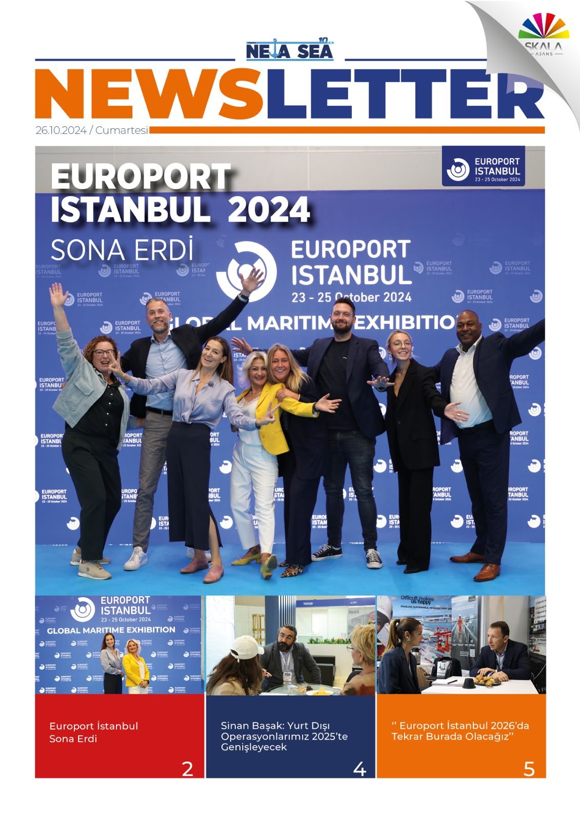 Europort İstanbul 2024 Özel Fuar Newsletter Yayında