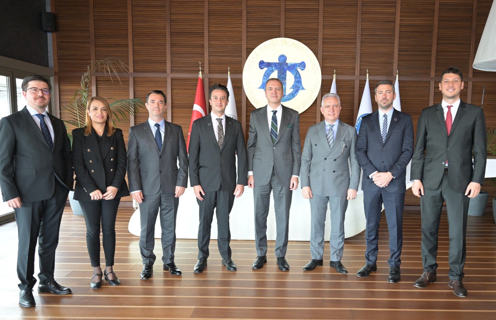 Gemi Brokerleri Derneği’nin Yeni Yönetimi Tamer Kıran’ı Ziyaret Etti