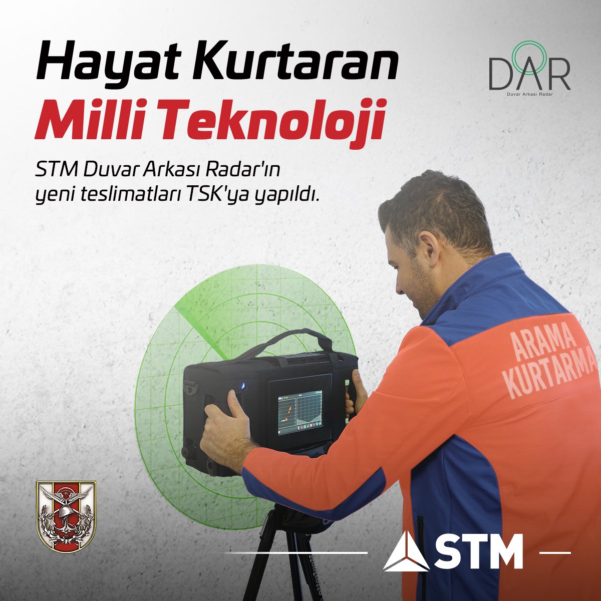 STM’den, arama kurtarmada TSK’ya milli sistem