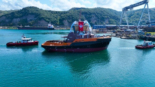 MED Marine, OMMP için inşa ettiği serinin üçüncü römorkörünü denize indirdi