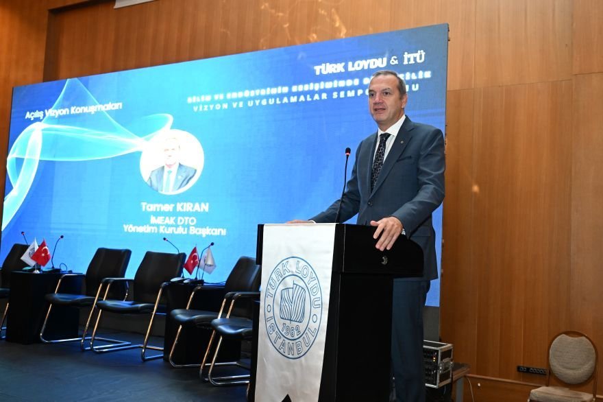 Tamer Kıran, İTÜ ve Türk Loydu’nun düzenlediği sempozyuma katıldı