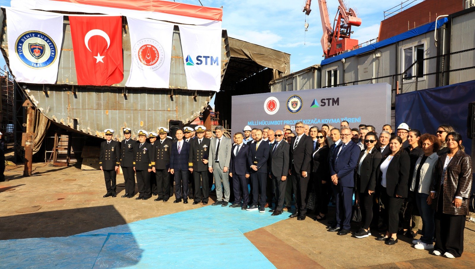 Türkiye’nin milli hücumbotunda önemli adım: İlk blok kızağa alındı
