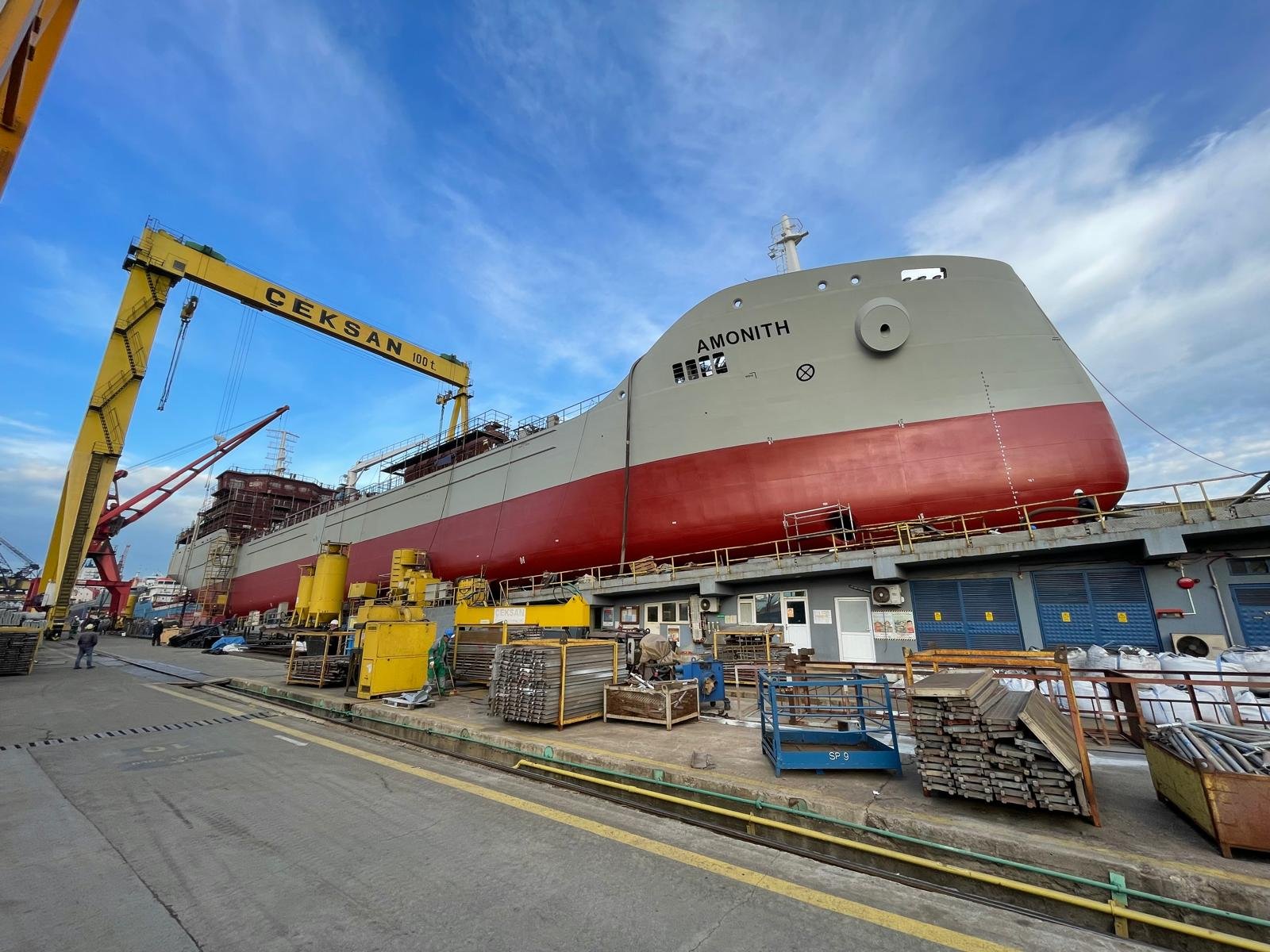 Çevreci tanker AMONITH 29 Kasım’da denizle buluşuyor