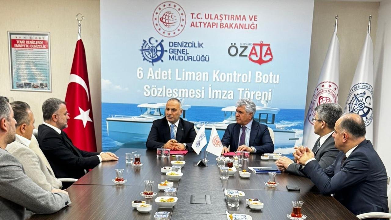 Özata Shipyard ile Denizcilik Genel Müdürlüğü arasında 6 botluk anlaşma