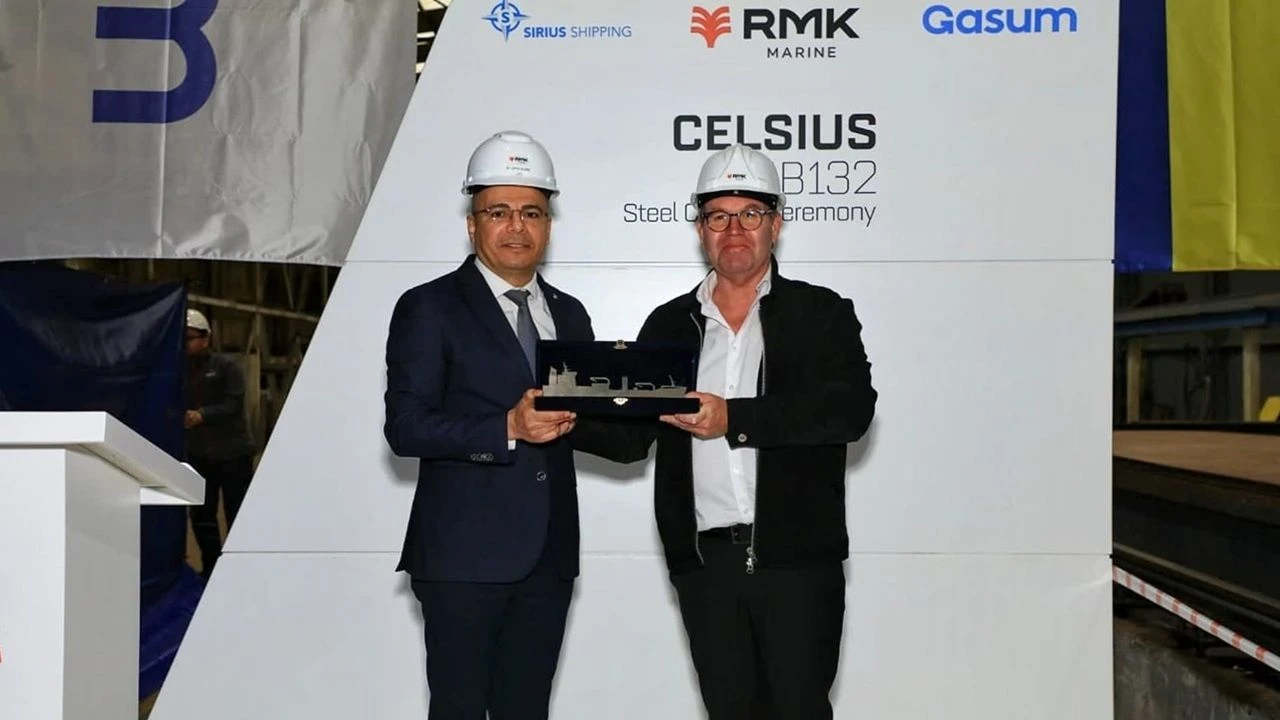 RMK Marine, çevreci bunker tankeri “Celsius”un inşasına başladı