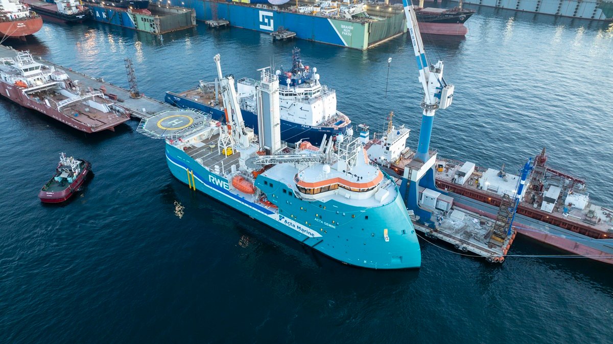 Tersan Tersanesi’nden Acta Marine’a Üçüncü CSOV Teslimi: Acta Gemini Filoya Katıldı