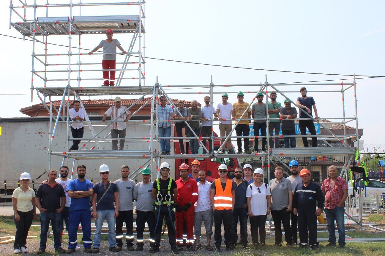 GMO GEMİSEM Tarafından Düzenlenen İskele Kurma Eğitimi Yoğun İlgi Gördü