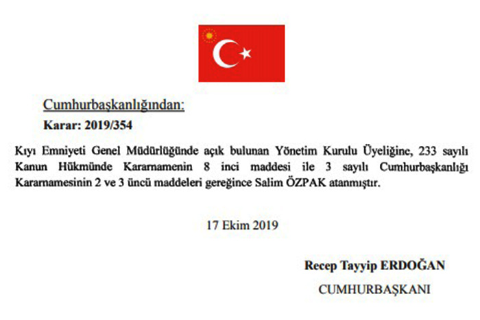 KIYI EMNİYETİ GENEL MÜDÜRÜ DURMUŞ ÜNÜVAR OLDU 3 kiyiemniyeti salimozpak