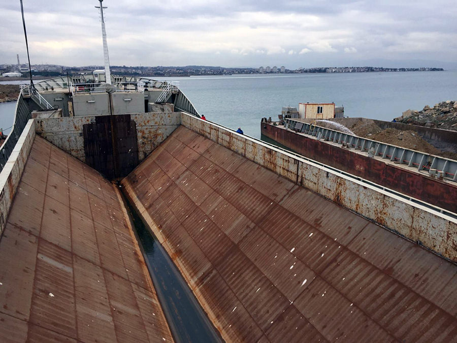 EN BÜYÜK SPLİT BARGE HİZMETE GİRDİ 3 ucel denizcilik mariticon split barge3