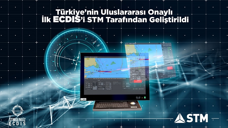 TÜRKİYE'NİN ULUSLARARASI ONAYLI İLK ECDİS'İ STM'DEN 2 STM DENGIZ ECDIS