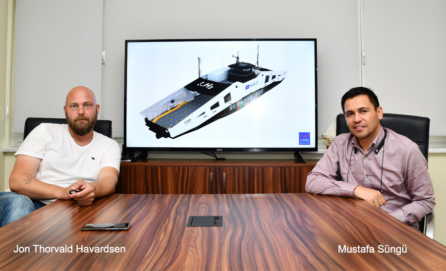 DÜNYANIN İLK HİDROJENLİ FERİBOTUNDA NORSE İMZASI 2 norsegroup norsecelik norse mustafasungu jonthorvaldhavardsen hidrogenferry westcon hidrojenliferibot gemiinsa