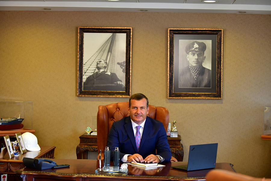 SAVUNMA SANAYİ DENİZCİLİKTE KATLANARAK BÜYÜYOR 2 1601886486 Kaptano lu Desan Tersanesi Y netim Kurulu Ba kan Cenk ismail Kaptano lu