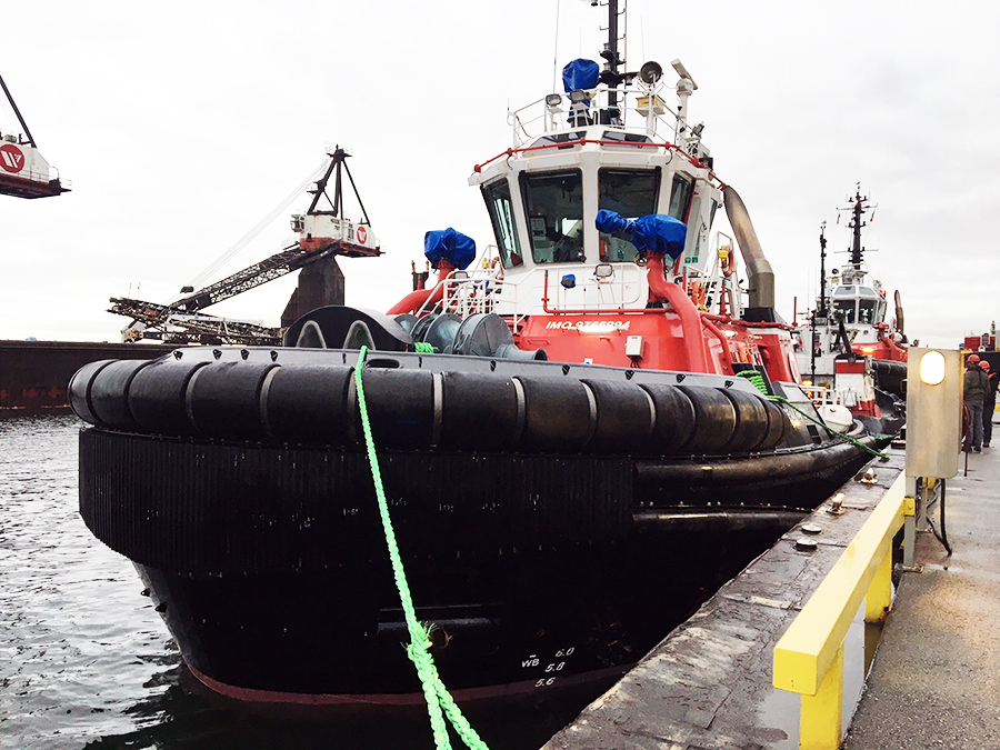 SANMAR, SEASPAN’A 2 RÖMORKÖR SİPARİŞİNDEN İLKİNİ TESLİM ETTİ 2 sanmarshipyard seaspanmarine vancouverport tugboat sanmar robertallan seaspanraptor 3