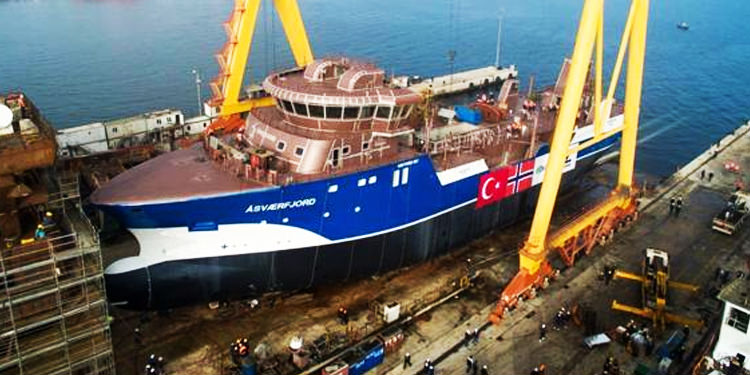 CEMRE TERSANESİ, 24 SAATTE İKİNCİ GEMİYİ SUYA İNDİRDİ 2 cemretersanesi gemi gemiinsa cemreshipyard 2