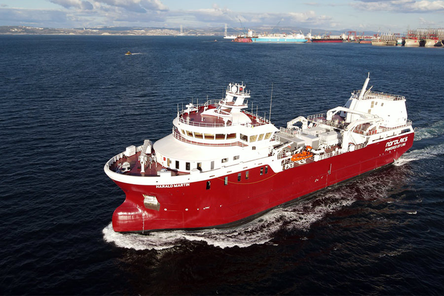 TERSAN, HARALD MARTİN'İ TESLİM ETTİ 2 tersanshiphard nordslark haraldmartin gemiinsa shipbuilding 2
