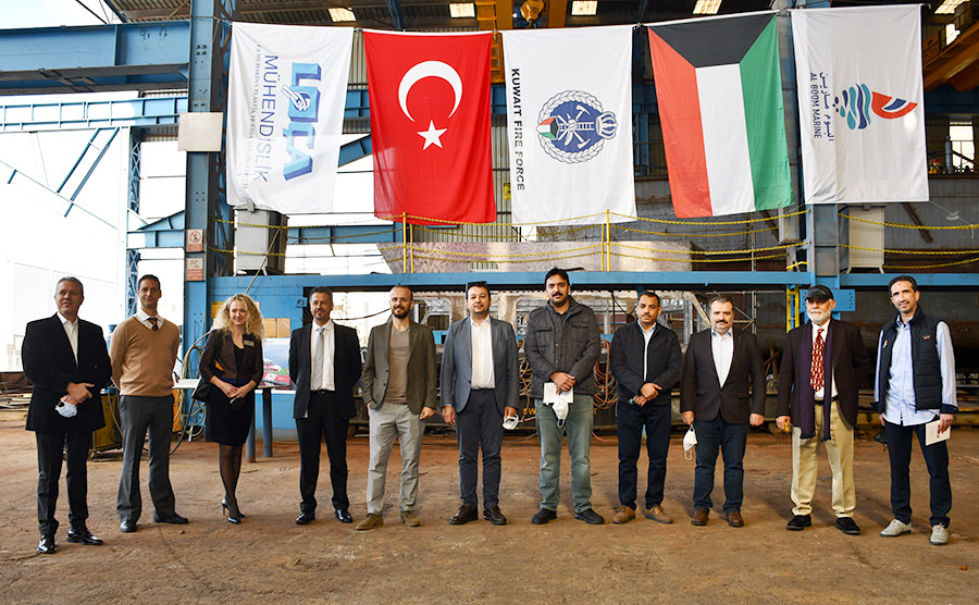 LOÇA TERSANESİ, KUWAIT FIRE FORCE PROJELERİNE START VERDİ 2 DSC 5380