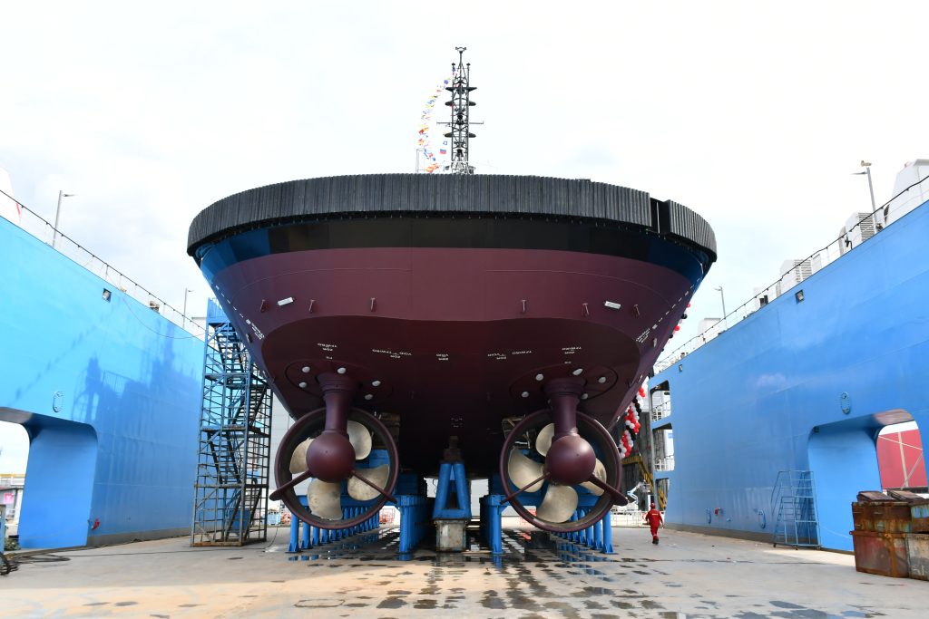 SANMAR DEV PROJE LNG CANADA RÖMORKÖRLERİNE İSİM VERME ETKİNLİĞİ DÜZENLEDİ 10 DSC 6562