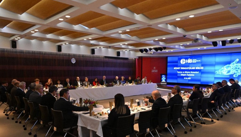 HİZMET İHRACATÇILARI BİRLİĞİ YAZILIM VE BİLİŞİM HİZMETLERİ İSTİŞARE TOPLANTISI DÜZENLENDİ 2 HBB