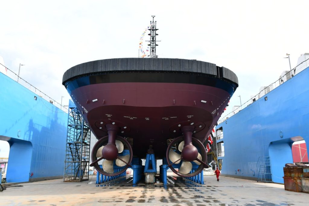 SANMAR ORGANIZES AN EVENT TO NAME THE GIANT PROJECT, LNG CANADA TUGBOATS 9 SANMAR10