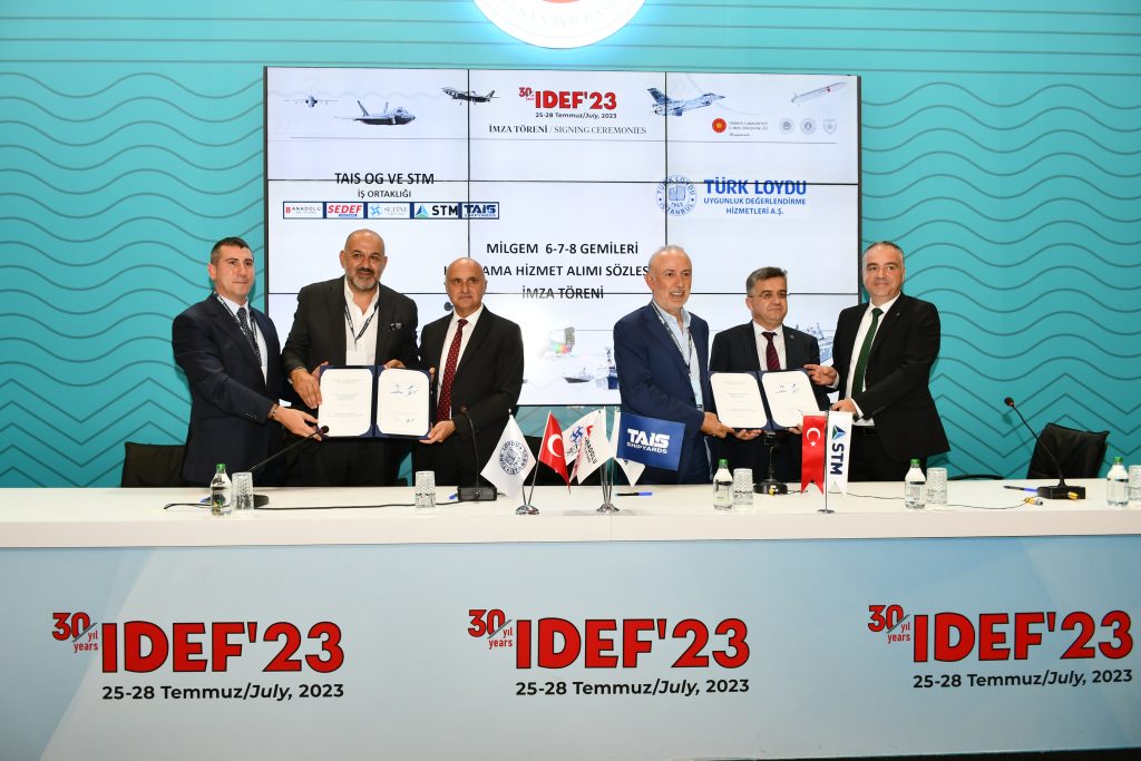 TÜRK LOYDU ve TAİS OG-STM İŞ ORTAKLIĞI, MİLGEM 6-7-8 FIRKATEYNLERİNİN KLASLAMA SÖZLEŞMESİNİ İMZALADI 3 DSC 1107