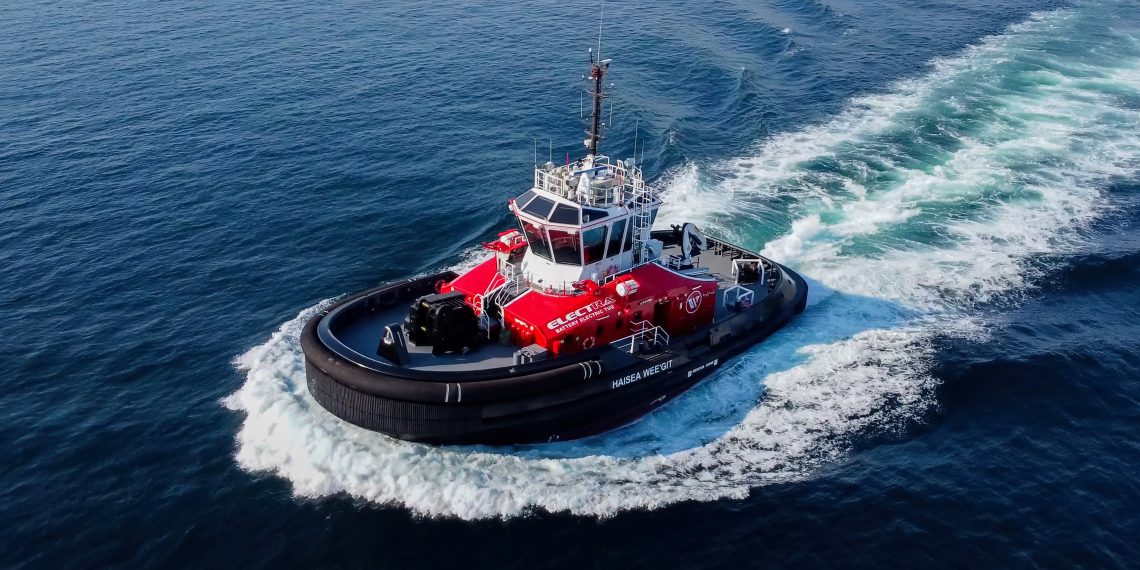 SANMAR MARINE CONTINUES TO EXPORT ELECTRIC TUGBOATS TO CANADA 1 SANMAR DENİZCİLİK KANADA’YA ELEKTRİKLİ RÖMORKÖR İHRAÇ ETMEYE DEVAM EDİYOR