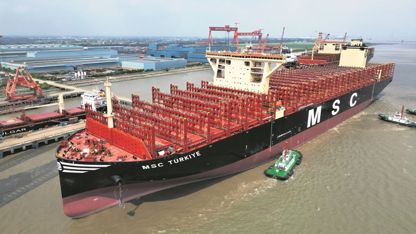 MSC, EN BÜYÜK KONTEYNER GEMİSİNE 'TÜRKİYE' ADINI VERDİ 1 MSC, EN BÜYÜK KONTEYNER GEMİSİNE ‘TÜRKİYE’ ADINI VERDİ