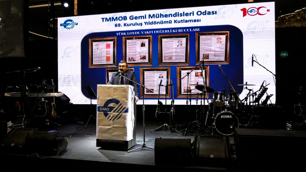 TMMOB GEMİ MÜHENDİSLERİ ODASI KURULUŞUNUN 69. YILINI KUTLADI 3 GMO YK BASKANI BULENT HUSEYINOGLU