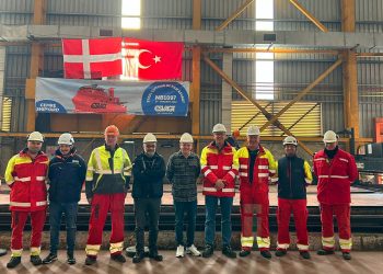 CEMRE TERSANESİ NB1097’NİN SAC KESİM TÖRENİNİ GERÇEKLEŞTİRDİ