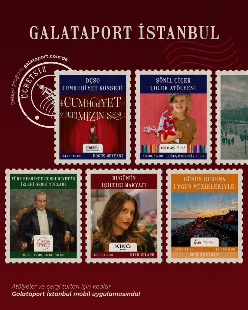 Galataport İstanbul’da Cumhuriyet’in 102. yılı coşkusu 3 GP 29Ekim 01